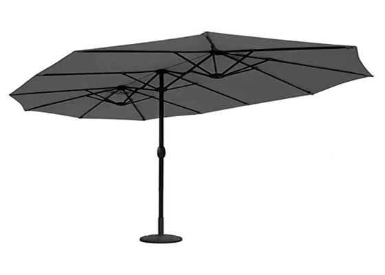 Garten-Doppelkopf-Patio-Sonnenschirm im Freien 200 x 400 m angepasst