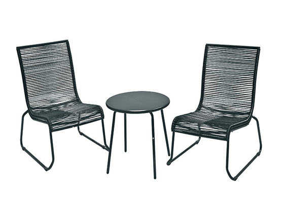 Klapptisch und Stühle des Garten-EN581 stellten einfachen Carry With Powder Coated Frame ein
