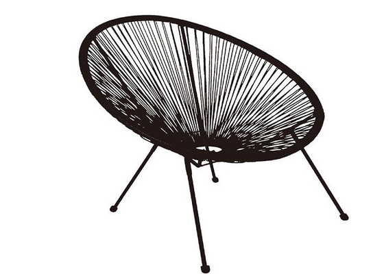 Stapelbares K.D. Steel Rattan Chair mit der starken Kapazität 250 lbs