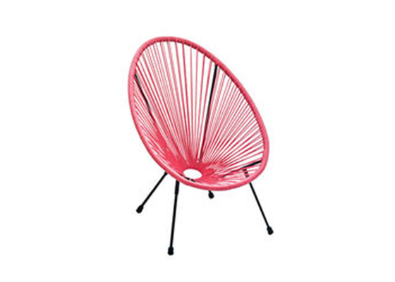 Mehrfarbenrattan-Stahlstuhl, stapelbare Rattan-Garten-Stühle 10kg
