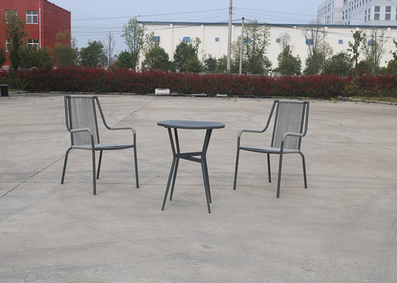 72cm stellte Aluminiumseil-Garten Stuhl zwei mit Tabelle ein