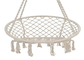 Kundenspezifische Baumwollhängematte mit Nettogarten-Patio-Schwingen-im Freien hängendem Stuhl