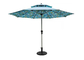 Sonnenschutz 2,5 M Outdoor Umbrella, Aluminium-Polyester-Garten-Sonnenblende-Sonnenschirme