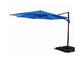 Runder großer Offsetpatio-Regenschirm-wasserdichter freitragender Sonnenschirm Alu