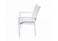 Freundlicher Textilene faltbarer Stuhl-im Freien stapelbare Patio-Aluminiumstühle Eco
