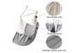 Ungiftiger hängender Hängematten-Stuhl Innen mit Polyester-Baumwollseil-Material