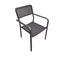 Metallstapel-Stuhl-Möbel Garten-Plastik-Seats 83.5cm im Freien
