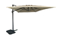Aluminium 360 Grad Lichter Roman Umbrella Adjustable Withs LED drehend