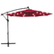 Garten-hängende Regenschirm-Sonnenkollektoren beleuchteten im Freien LED