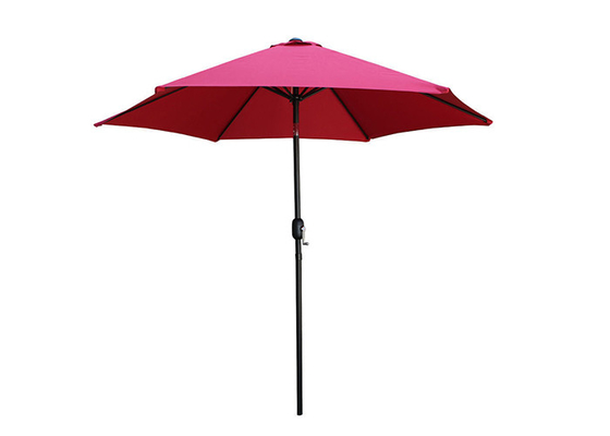 Großes privates Logo Straw Large Outdoor Patio Umbrellas einfache offene Falte