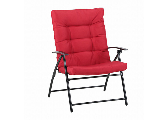Einfaches Carry Steel Folding Padded Chair PVC beschichtete Innen