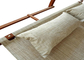 Garten-doppeltes gewölbtes Lärchen-Rahmen-weißes Hängematten-Schwingen-Bett im Freien mit Überdachung