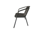 Antiform-Garten-Rattan-Stuhl-Metall und Weidenpatio-Stühle 2.9kg